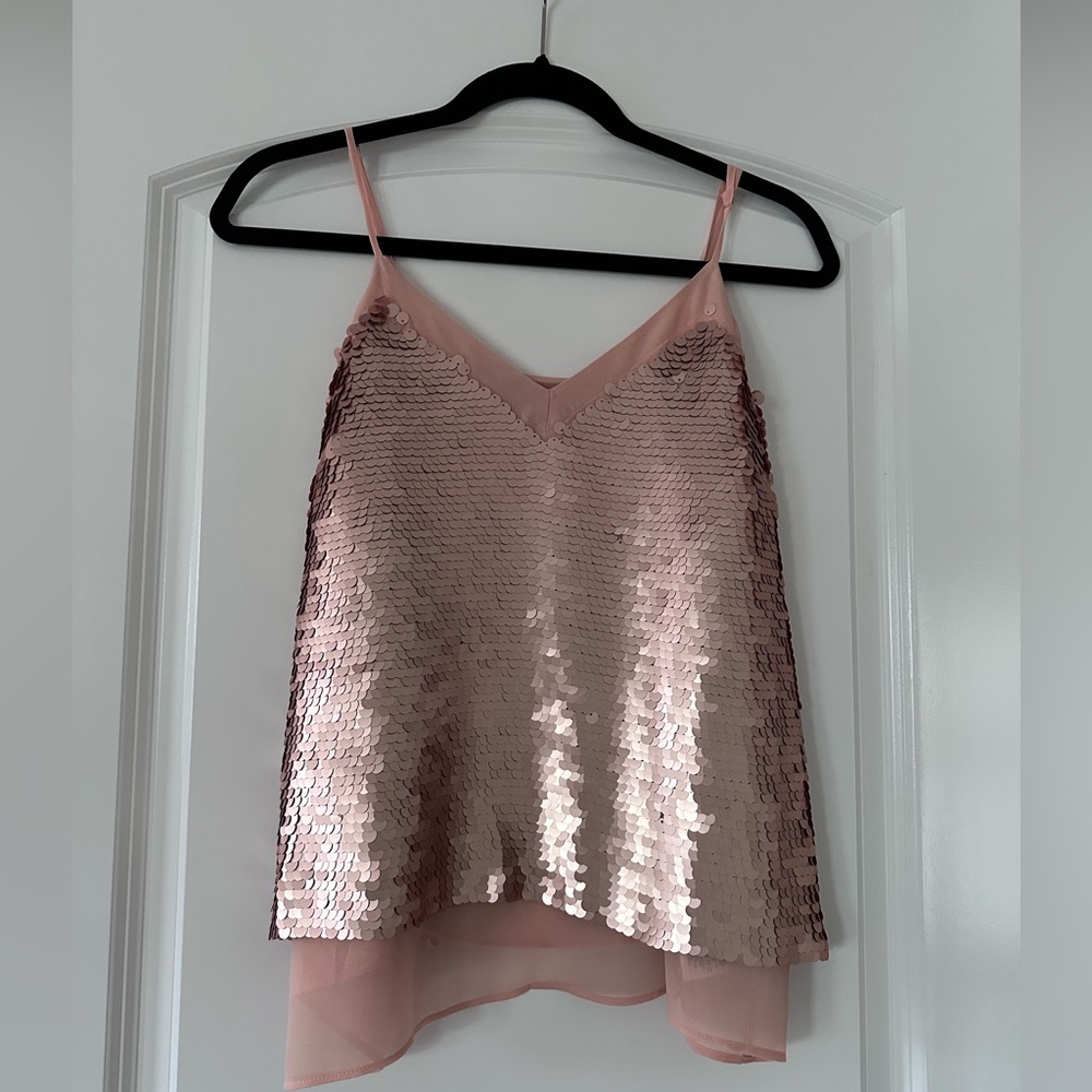 Moulinette Soeurs Brand Sequin Top - Size US 6